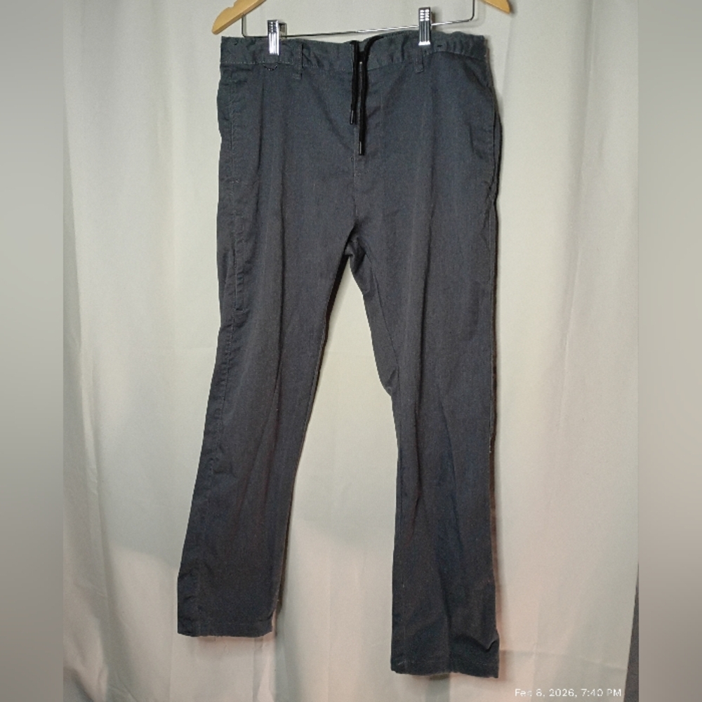 Michael Brandon Essentials Gray Drawstring Pants … - image 1